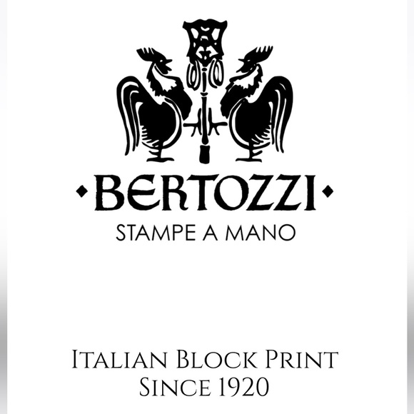 Bertozzi | Hand-Stamped Linen Pillow Cases | European Size | Luxury - Picture 9 of 9